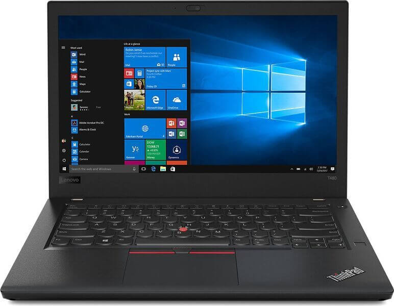 Lenovo Thinkpad T480 - Intel Core i3-8th Gen - 13,3 Inch - 8GB Ram - 128GB SSD - B-Grade