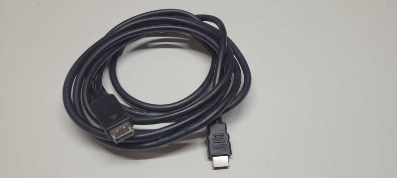 Displaypoort naar Hdmi kabel gebruikt