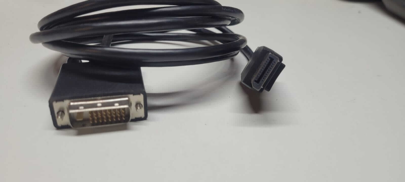 DVI naar Displaypoort kabel gebruikt