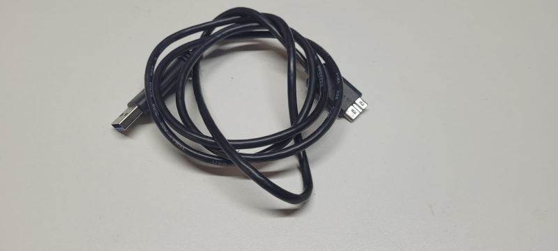 USB naar Micro USB-B kabel gebruikt