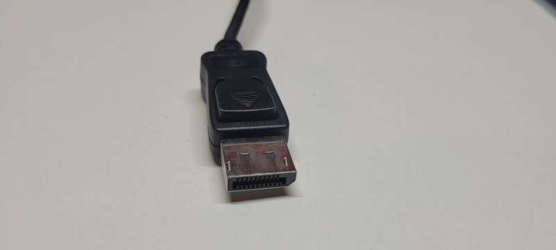 Displaypoort naar hdmi verloopstekker gebruikt