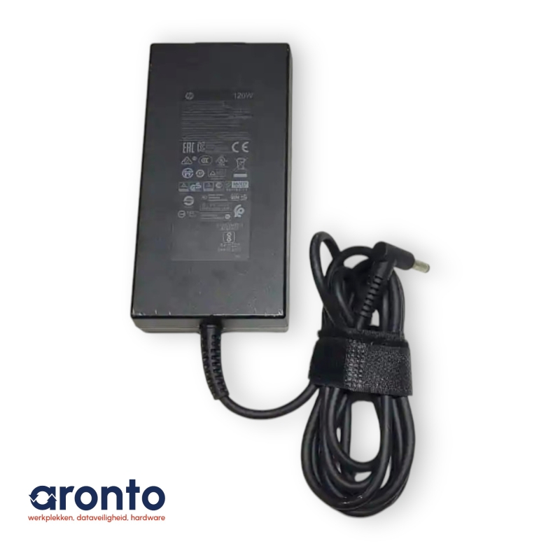 HP 120W Adapter HSTNN-LA25 19.5V 6.15A Blue Tip voor Envy/Omen