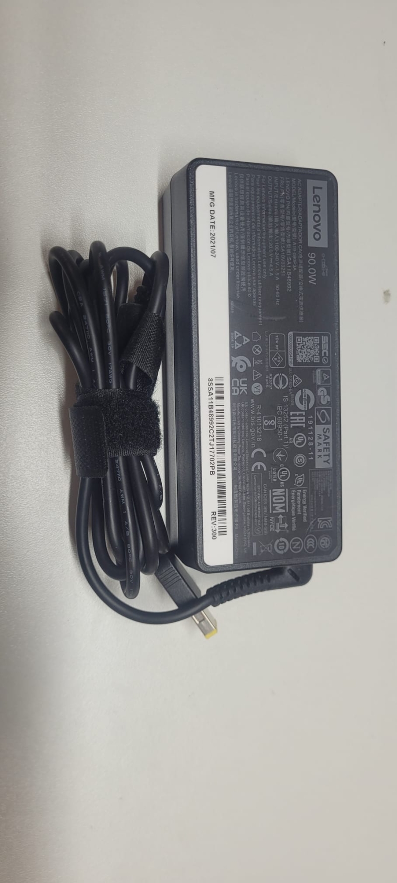 Lenovo 90W Square-Tip Adapter