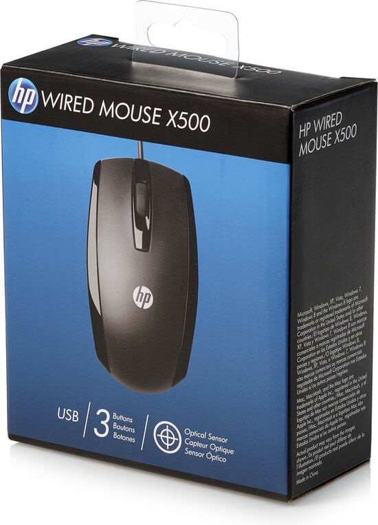 HP Wired mouse x500